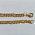 PULSEIRA FOLHEADA A OURO - BANHADO COM 5 MILÉSIMOS + VERNIZ DIAMOND - PULSEIRA 23CM 3X1 LARGURA 4MM OUPS000038 - Imagem 2