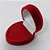 ESTOJO PARA JOIAS EM VELUDO VERMELHO CORAÇÃO 4x5CM - PREB000019 - Imagem 1