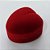 ESTOJO PARA JOIAS EM VELUDO VERMELHO CORAÇÃO 4x5CM - PREB000019 - Imagem 2