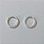 BRINCO FOLHEADO A PRATA COM 50 MILÉSIMOS + VERNIZ DIAMOND ARGOLA CRAVEJADO EM MICROS ZIRCÔNIAS 2X12MM (PAR) PRBR001091 - Imagem 2