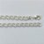 PULSEIRA FOLHEADA A PRATA COM 50 MILÉSIMOS + VERNIZ DIAMOND - PULSEIRA COM ARGOLAS DUPLAS - TAMANHO: 19CM - FECHO LAGOSTA PRPS001023 - Imagem 2