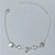 PULSEIRA FOLHEADA A PRATA COM 50 MILÉSIMOS + VERNIZ DIAMOND - PULSEIRA COM CORAÇÕES E STRASS - TAMANHO: 16CM + EXTENSOR - FECHO LAGOSTA PRPS001023 - Imagem 1