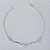 PULSEIRA FOLHEADA A PRATA COM 50 MILÉSIMOS + VERNIZ DIAMOND - PULSEIRA COM BORBOLETAS CRISTAIS- TAMANHO: 18CM - FECHO LAGOSTA PRPS001038 - Imagem 1