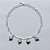PULSEIRA FOLHEADA A PRATA COM 50 MILÉSIMOS + VERNIZ DIAMOND - PULSEIRA CORRENTE CORAÇÃO COM CORAÇÔES LISOS - TAMANHO: 19CM - FECHO LAGOSTA PRPS001062 - Imagem 1