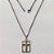 GARGANTILHA EM AÇO INOXIDÁVEL- (BCOL033) CORRENTE ELO PORTUGUÊS 50CM (E1287) COM PINGENTE RETANGULAR CRUCIFIXO VAZADO 14X20MM - FECHO LAGOSTA - (AÇO1370) ACGG000227 - Imagem 1