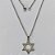 GARGANTILHA EM AÇO INOXIDÁVEL - GARGANTILHA COM PINGENTE ESTRELA DE DAVI 17MM - TAMANHO: 45CM - COMPOSIÇÃO: AÇO INOXIDÁVEL - (AÇO1386)ACGG000243 - Imagem 1