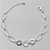PULSEIRA FOLHEADA A PRATA COM 50 MILÉSIMOS + VERNIZ DIAMOND - PULSEIRA VAZADA  - TAMANHO: 18CM - FECHO LAGOSTA + EXTENSOR (PRA026) PRPS001063 - Imagem 1
