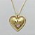 GARGANTILHA FOLHEADO A OURO - BANHADO COM 5 MILÉSIMOS + VERNIZ DIAMOND - GARGANTILHA COM CORRENTE VENEZIANA 45CM CORAÇÃO DESENHO PATINHA PET 24MM - (OURO226)OUGG000136 - Imagem 2