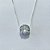 CONJUNTO FOLHEADO A PRATA COM 50 MILÉSIMOS + VERNIZ DIAMOND CORRENTE VENEZIANA 45CM PINGENTE E BRINCOS COM ZIRCÔNIAS CRISTAL 10MM PRCJ000128 - Imagem 2