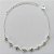 PULSEIRA FOLHEADO A PRATA COM 50 MILÉSIMOS + VERNIZ DIAMOND - PULSEIRA 15CM COM STRASS INCOLOR + EXTENSOR + FECHO LAGOSTA (PRA037) PRPS001068 - Imagem 1