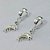 BRINCO FOLHEADA A PRATA COM 50 MILÉSIMOS + VERNIZ DIAMOND BRINCO ARGOLA COM STRASS E PINGENTE GOLFINHO 12MM(PRA057) PRBR001099 - Imagem 2