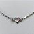 PULSEIRA EM AÇO INOXIDÁVEL - (ACO1012) PULSEIRA TIJOLINHO COM PINGENTE CORAÇÃO EM ZIRCÔNIA ROSA 7MM - TAMANHO 18CM - FECHO LAGOSTA - COMPOSIÇÃO: AÇO INOXIDÁVEL (AÇO1447) ACPS000607 - Imagem 2