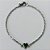 PULSEIRA EM AÇO INOXIDÁVEL - (ACO1012) PULSEIRA TIJOLINHO COM PINGENTE CORAÇÃO EM ZIRCÔNIA VERDE 7MM - TAMANHO 18CM - FECHO LAGOSTA - COMPOSIÇÃO: AÇO INOXIDÁVEL (AÇO1448) ACPS000608 - Imagem 1