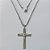 GARGANTILHA EM AÇO INOXIDÁVEL - (ACO1035) - GARGANTILHA (1035) PINGENTE CRUCIFIXO IMAGEM JESUS CRISTO 28X43MM (E1310)- TAMANHO 50CM - FECHO LAGOSTA - COMPOSIÇÃO: AÇO INOXIDÁVEL - (AÇO1481)ACGG000282 - Imagem 1
