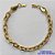 PULSEIRA EM AÇO INOXIDÁVEL DOURADA -  PULSEIRA LARGURA 6MM TAMANHO: 17CM - COMPOSIÇÃO: AÇO INOXIDÁVEL - (AÇO1521)ACPS000631 - Imagem 1