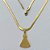 GARGANTILHA EM AÇO INOXIDÁVEL DOURADO - GARGANTILHA COM CORRENTE LACRAIA NOSSA SENHORA APARECIDA 17MM FECHO LAGOSTA + EXTENSOR - TAMANHO: 40CM - COMPOSIÇÃO: AÇO INOXIDÁVEL - (AÇO1561) ACGG000300 - Imagem 1