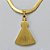 GARGANTILHA EM AÇO INOXIDÁVEL DOURADO - GARGANTILHA COM CORRENTE LACRAIA NOSSA SENHORA APARECIDA 17MM FECHO LAGOSTA + EXTENSOR - TAMANHO: 40CM - COMPOSIÇÃO: AÇO INOXIDÁVEL - (AÇO1561) ACGG000300 - Imagem 2