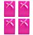 SACOLA EMBALAGEM DE PRESENTE JOIAS COM VELCRO E LACINHO - PINK LISO - TAMANHO: 7,5x10,5x4CM - (VENDIDO POR UNIDADE) - PREB000028 - Imagem 4