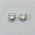 BRINCO FOLHEADA A PRATA COM 50 MILÉSIMOS + VERNIZ DIAMOND - BRINCO ARGOLA COM 5 FILEIRAS DE MICRO ZIRCÔNIAS 13MM PRBR001103 - Imagem 1