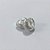 BRINCO FOLHEADA A PRATA COM 50 MILÉSIMOS + VERNIZ DIAMOND - BRINCO ARGOLA COM 5 FILEIRAS DE MICRO ZIRCÔNIAS 13MM PRBR001103 - Imagem 2