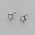 BRINCO EM AÇO INOXIDÁVEL - BRINCO DE PINO ESTRELA VAZADA 8MM - COMPOSIÇÃO: AÇO INOXIDÁVEL - (AÇO1624)ACBR000234 - Imagem 2