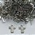 BRINCO EM AÇO INOXIDÁVEL(CX99) - BRINCO DE PINO CRUCIFIXO VAZADO 8MM - COMPOSIÇÃO: AÇO INOXIDÁVEL - (AÇO1628)ACBR000238 - Imagem 1
