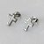BRINCO EM AÇO INOXIDÁVEL(CX99) - BRINCO DE PINO CRUCIFIXO VAZADO 8MM - COMPOSIÇÃO: AÇO INOXIDÁVEL - (AÇO1628)ACBR000238 - Imagem 2