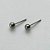 BRINCO EM AÇO INOXIDÁVEL - BRINCO DE PINO BOLINHA 4MM - COMPOSIÇÃO: AÇO INOXIDÁVEL - (AÇO1630)ACBR000240 - Imagem 2