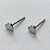 BRINCO EM AÇO INOXIDÁVEL - BRINCO DE PINO CORAÇÃO 4MM - COMPOSIÇÃO: AÇO INOXIDÁVEL - (AÇO1633)ACBR000243 - Imagem 2