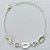 PULSEIRA FOLHEADO A PRATA COM 50 MILÉSIMOS + VERNIZ DIAMOND - PULSEIRA 17CM PEDRA CRISTAL E DETALHES VAZADOS + EXTENSOR FECHO LAGOSTA   - (PRA093)PRPS001101 - Imagem 1