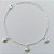 PULSEIRA FOLHEADO A PRATA COM 50 MILÉSIMOS + VERNIZ DIAMOND - PULSEIRA 17CM PEIXINHOS DESENHADOS + EXTENSOR FECHO LAGOSTA   - (PRA095)PRPS001103 - Imagem 1
