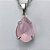 CONJUNTO EM AÇO INOXIDÁVEL - (AÇO03) CONJUNTO COM CORRENTE 50CM E BRINCOS ARGOLAS DE PRESSÃO COM PINGENTES EM RESINA ROSA 10X14MM - COMPOSIÇÃO: AÇO INOXIDÁVEL - (AÇO1649)ACCJ000050 - Imagem 2