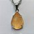 CONJUNTO EM AÇO INOXIDÁVEL - (AÇO03) CONJUNTO COM CORRENTE 50CM E BRINCOS ARGOLAS DE PRESSÃO COM PINGENTES EM RESINAS SALMÃO 10X14MM - COMPOSIÇÃO: AÇO INOXIDÁVEL - (AÇO1652)ACCJ000053 - Imagem 2