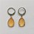 BRINCO EM AÇO INOXIDÁVEL - BRINCOS ARGOLAS DE PRESSÃO COM PINGENTES EM RESINA SALMÃO 10X14MM - COMPOSIÇÃO: AÇO INOXIDÁVEL - (AÇO1694)ACBR000255 - Imagem 1