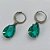 BRINCO EM AÇO INOXIDÁVEL - BRINCOS ARGOLAS DE PRESSÃO COM PINGENTES EM ZIRCÔNIAS VERDE 10X14MM - COMPOSIÇÃO: AÇO INOXIDÁVEL - (AÇO1682)ACBR000262 - Imagem 2