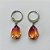 BRINCO EM AÇO INOXIDÁVEL - BRINCOS ARGOLAS DE PRESSÃO COM PINGENTES EM ZIRCÔNIAS RAINBOW 10X14MM - COMPOSIÇÃO: AÇO INOXIDÁVEL - ACBR000263 - Imagem 1