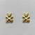 BRINCO FOLHEADO A OURO - BANHADO COM 5 MILÉSIMOS + VERNIZ DIAMOND -  BRINCO DE PINO URSINHO 6MM - (OURO246) OUBR000204 - Imagem 1