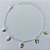 PULSEIRA FOLHEADA A PRATA COM 50 MILÉSIMOS + VERNIZ DIAMOND - PULSEIRA COM CORAÇÕES VAZADOS  - TAMANHO: 16CM + EXTENSOR E  FECHO LAGOSTA (PRA101) PRPS001107 - Imagem 1