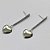 BRINCO EM AÇO INOXIDÁVEL- BRINCOS DE PINO COM PINGENTE CORAÇÃO 12MM - COMPOSIÇÃO: AÇO INOXIDÁVEL - (AÇO1756)ACBR000293 - Imagem 2