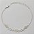 PULSEIRA FOLHEADA A PRATA COM 50 MILÉSIMOS + VERNIZ DIAMOND - PULSEIRA COM FOLHAS - TAMANHO: 16CM + EXTENSOR E FECHO LAGOSTA - (PRA106)) PRPS001112 - Imagem 1