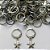 BRINCO EM AÇO INOXIDÁVEL- BRINCO ARGOLA DE PRESSÃO PINGENTE ESTRELA DO MAR 8MM - COMPOSIÇÃO: AÇO INOXIDÁVEL - (AÇO1761) ACBR000294 - Imagem 1