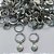 BRINCO EM AÇO INOXIDÁVEL - BRINCO ARGOLINHA DE PRESSÃO COM PINGENTE CONCHA 7MM - COMPOSIÇÃO: AÇO INOXIDÁVEL (AÇO1781) ACBR000309 - Imagem 1