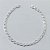 PULSEIRA FOLHEADA A PRATA COM 50 MILÉSIMOS + VERNIZ DIAMOND - PULSEIRA 20CM LARGURA 3MM PRPS001121 - Imagem 1