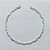 PULSEIRA FOLHEADA A PRATA COM 50 MILÉSIMOS + VERNIZ DIAMOND - PULSEIRA 20CM LARGURA 3,4MM PRPS001126 - Imagem 1