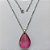 GARGANTILHA EM AÇO INOXIDÁVEL - (AÇO13) GARGANTILHA COM CORRENTE 50CM E PINGENTE CRISTAL ROSA SEXTAVADO - TAMANHO 23X34MM - COMPOSIÇÃO: AÇO INOXIDÁVEL / ACRÍLICO (AÇO1790) ACGG000216 - Imagem 1