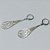 CONJUNTO EM AÇO INOXIDÁVEL - (AÇO13) GARGANTILHA COM CORRENTE 50CM E PINGENTE GOTA COM DETALHES VAZADOS 16X44MM - COMPOSIÇÃO: AÇO INOXIDÁVEL - (AÇO1791) ACCJ000081 - Imagem 2