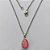 GARGANTILHA EM AÇO INOXIDÁVEL - (AÇO03) GARGANTILHA COM CORRENTE 50CM E PINGENTE EM RESINA ROSA COM BRILHOS 3X7MM - COMPOSIÇÃO: AÇO INOXIDÁVEL - (AÇO1796)ACGG000218 - Imagem 1