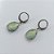 CONJUNTO EM AÇO INOXIDÁVEL - (AÇO03) GARGANTILHA COM CORRENTE 50CM E PINGENTE EM RESINA VERDE COM BRILHOS 3X7 - COMPOSIÇÃO: AÇO INOXIDÁVEL - (AÇO1799) ACCJ000084 - Imagem 3