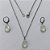 CONJUNTO EM AÇO INOXIDÁVEL - (AÇO03) GARGANTILHA COM CORRENTE 50CM E PINGENTE EM RESINA BRANCA 3X7MM - COMPOSIÇÃO: AÇO INOXIDÁVEL - (AÇO1813) ACCJ000088 - Imagem 1