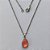 GARGANTILHA EM AÇO INOXIDÁVEL - (AÇO03) GARGANTILHA COM CORRENTE 50CM E PINGENTE EM RESINA SALMÃO 3X7MM - COMPOSIÇÃO: AÇO INOXIDÁVEL - (AÇO1823) ACGG000354 - Imagem 1